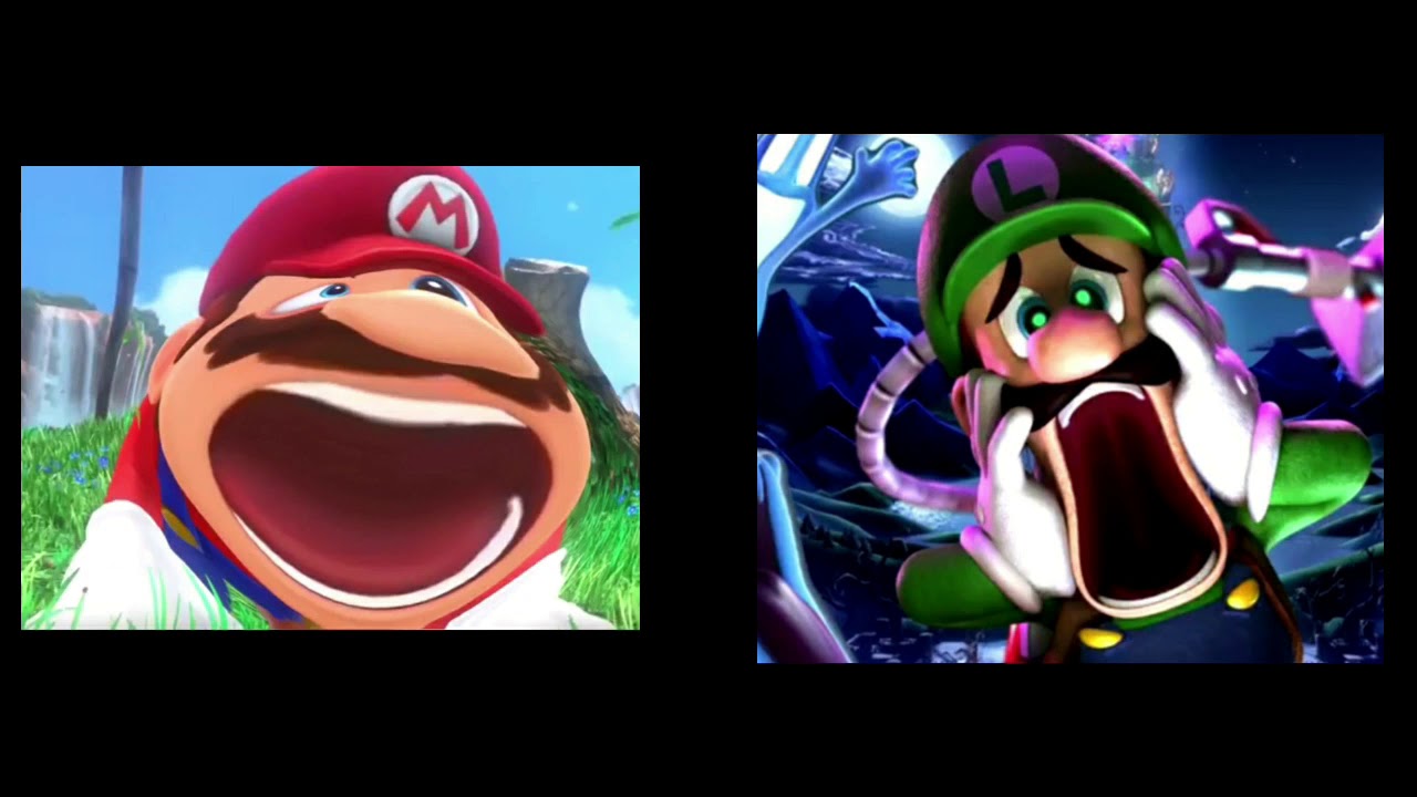 Mario & luigi screaming 2 YouTube