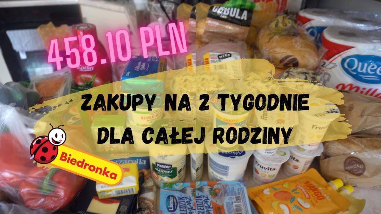 Haul 💰 Zakupy spożywcze na 2 tygodnie dla całej rodziny 