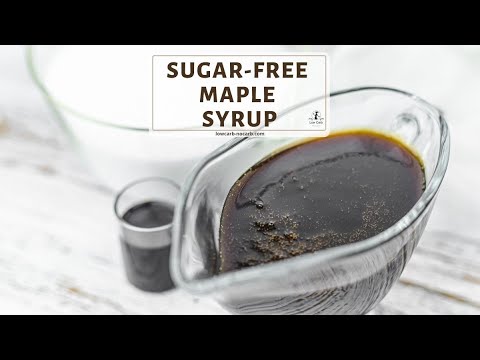 How to Make Sugar Free Maple Syrup