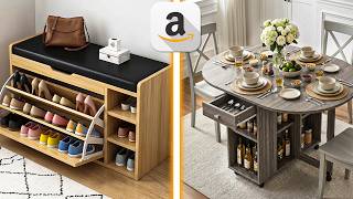 65 New Amazon Finds to DECLUTTER Your Home | Smart Space Saving Furniture Ideas [With Prices]