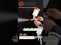 SICOPRO SK201 Spray Gun Water Test | Fine Atomization & Wide Fan Pattern Demonstration