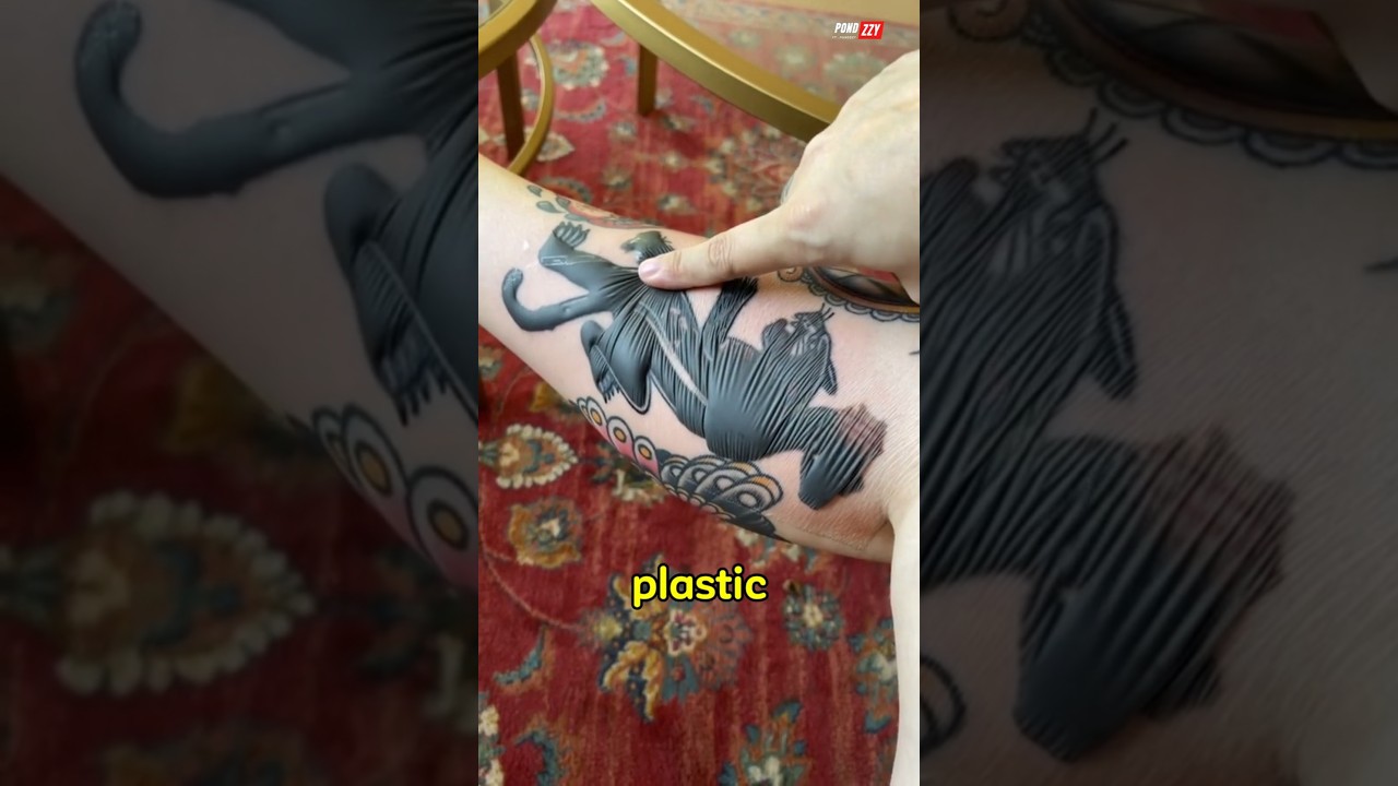 Why is there strange liquid after getting tattooed?