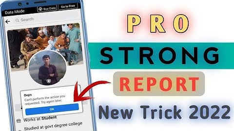 Strong facebook report 100% working Trick | New Reporting Trick 2022 | How To Report FB Account 2022