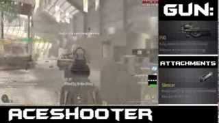 Cod4 P90 and M4 Gameplay(PC) Killhouse