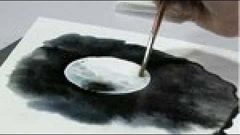 How To Paint A Basic Starfield Part 1 in Watercolor - with Artist Tom Fleming