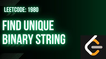 Leetcode 1980: Find Unique Binary String