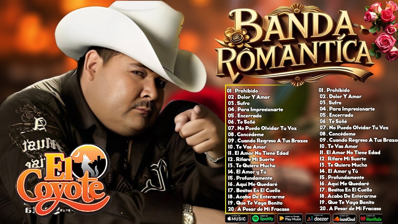 El Coyote y Su Banda Tierra Santa – Grandes Éxitos Románticos de Banda | Música Para Carretera 2026