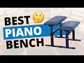 HM Hydraulic Piano Bench | Spanish Made Bench |  Best Piano Bench On The Market | Popplers Music