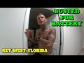 Busted for Battery - Key West, Florida - February 22, 2023
