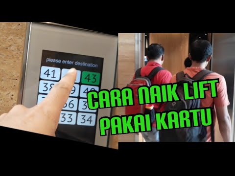CARA NAIK LIFT PAKAI KARTU (UNTUK LIFT YANG TIDAK ADA