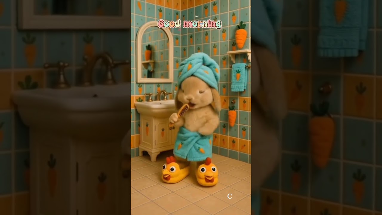 Rabbit dancing video 