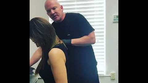 Trigger Point Injection done by Dr. Tieche.