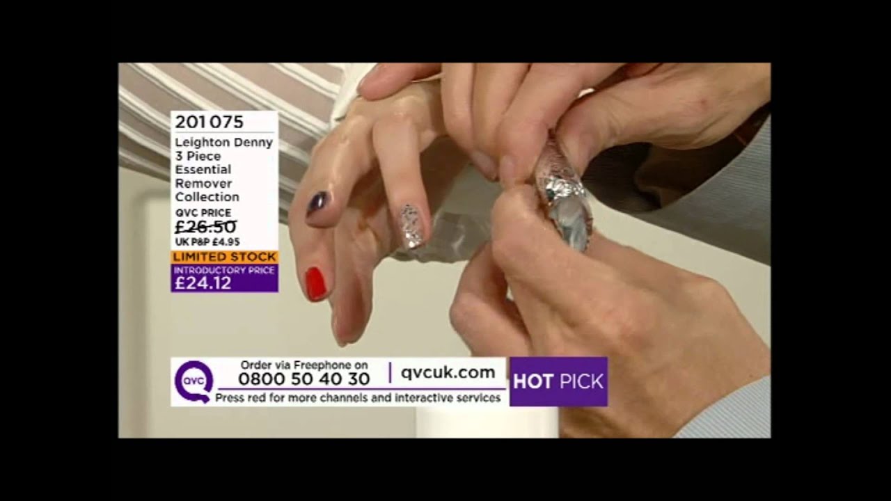 Leighton Denny Shows How to Remove Glitter Nail Polish Easily YouTube