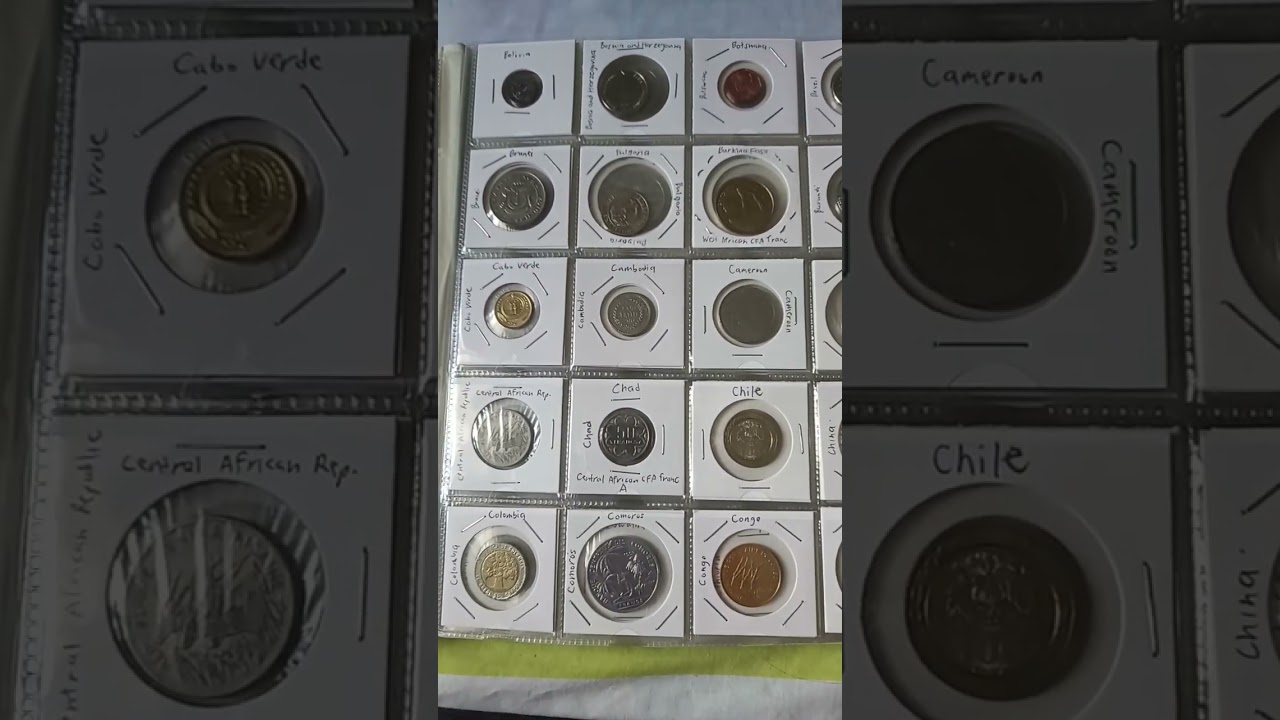 Coins from different countries