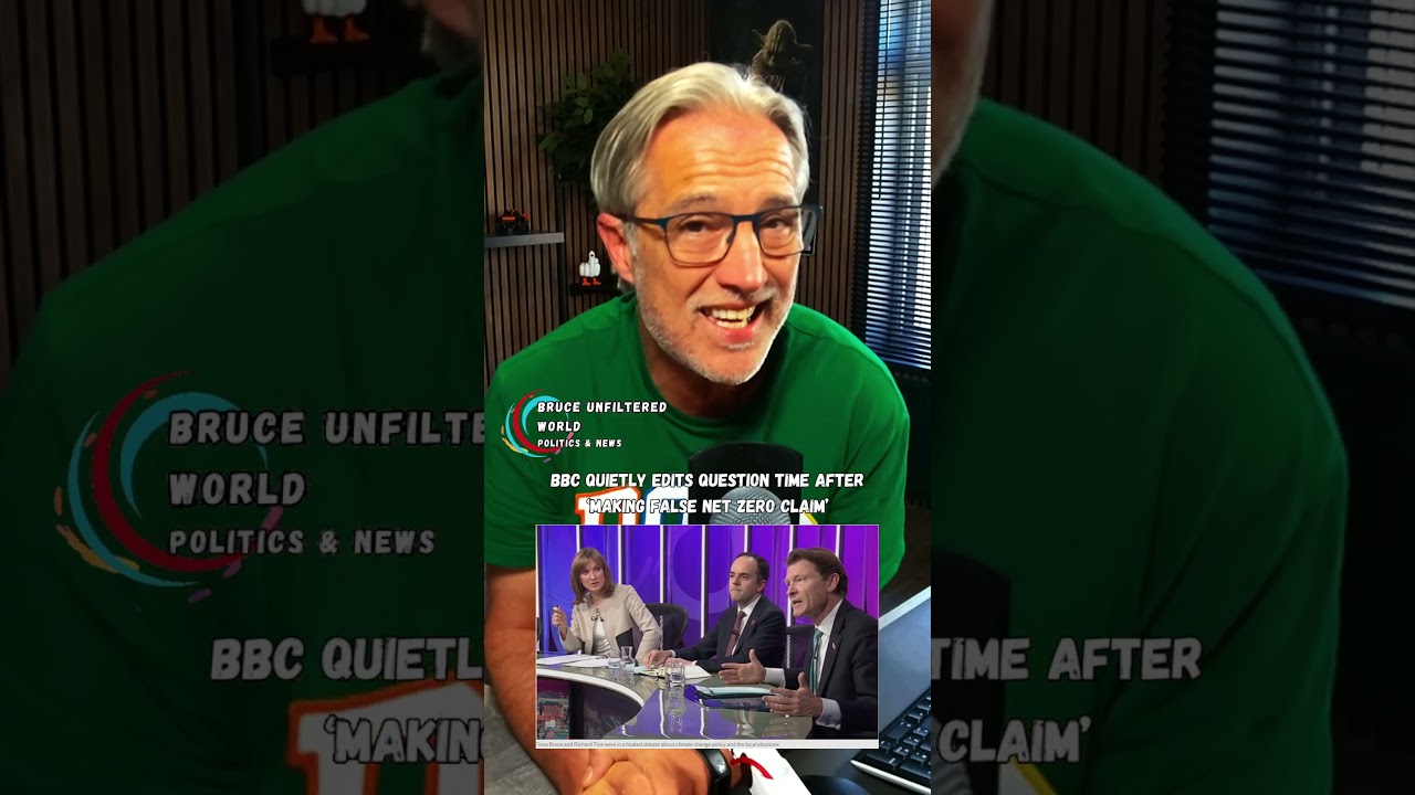 BBC Caught Editing Question Time Again 🎥❌ Net Zero Blunder Exposed