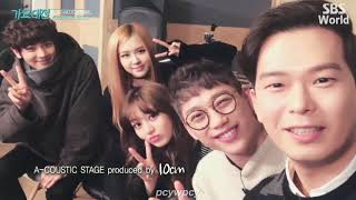 Chanyeol x Rosé moments - SBS Gayo Daejun 2016 Special Stage ✓Chanrosé