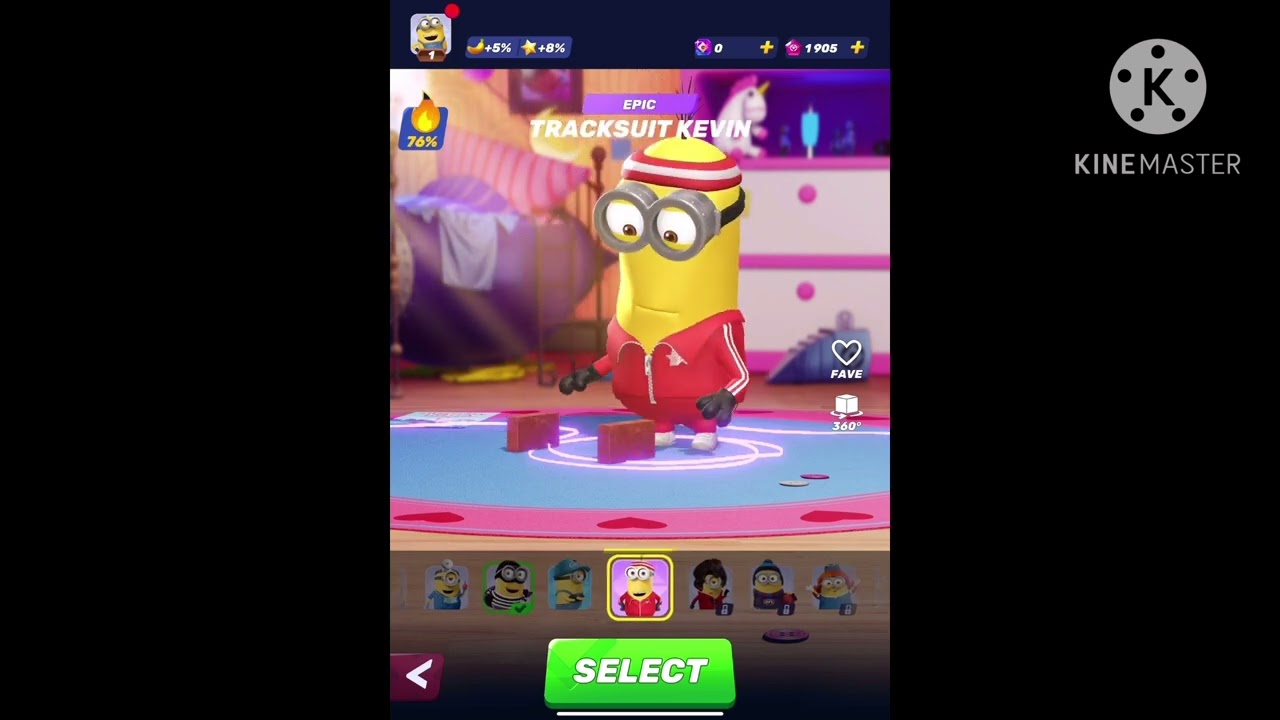 Minions thief banana suit wood destroy