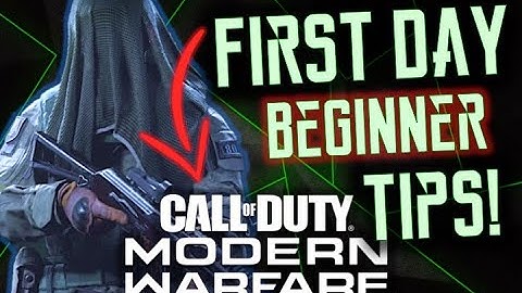 1st Day Beginner Tips for Modern Warfare (Best Game Settings, How to Improve and MORE)