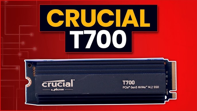 SSD M.2 PCIe 5.0 T700, Crucial propose du 4 To à 12,4 Go/s à