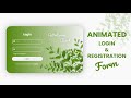 How to Make a Responsive Login and Register Form with Animation