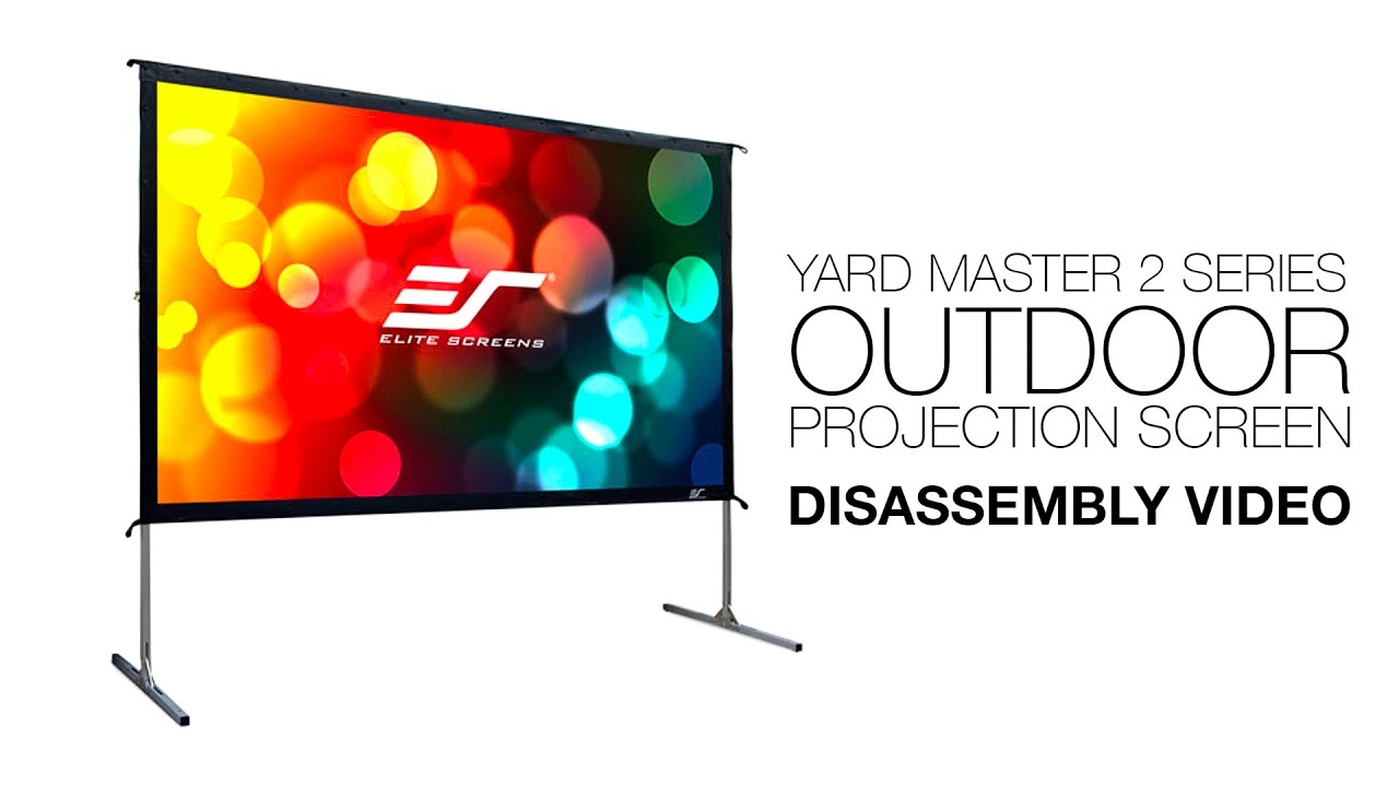 ✅ Disassembling Elite Screens' YardMaster II Series Outdoor Screen