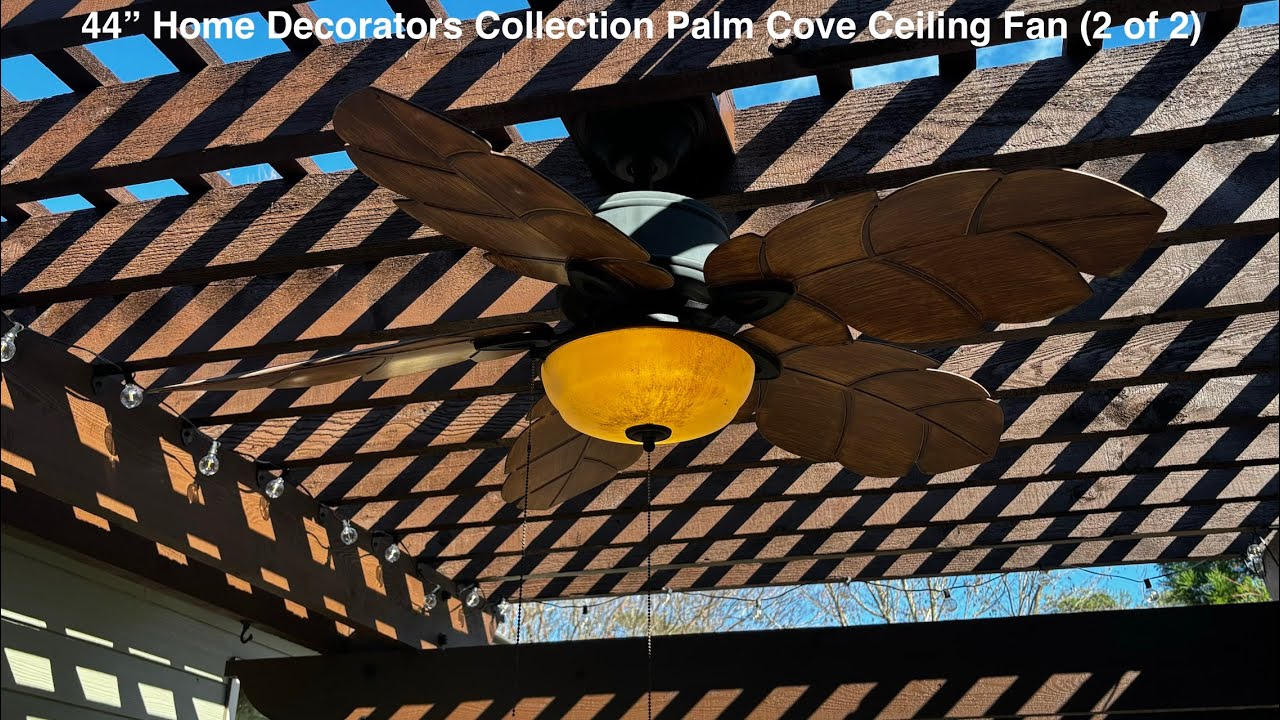 44” Home Decorators Collection Palm Cove Ceiling Fan (2 of 2)