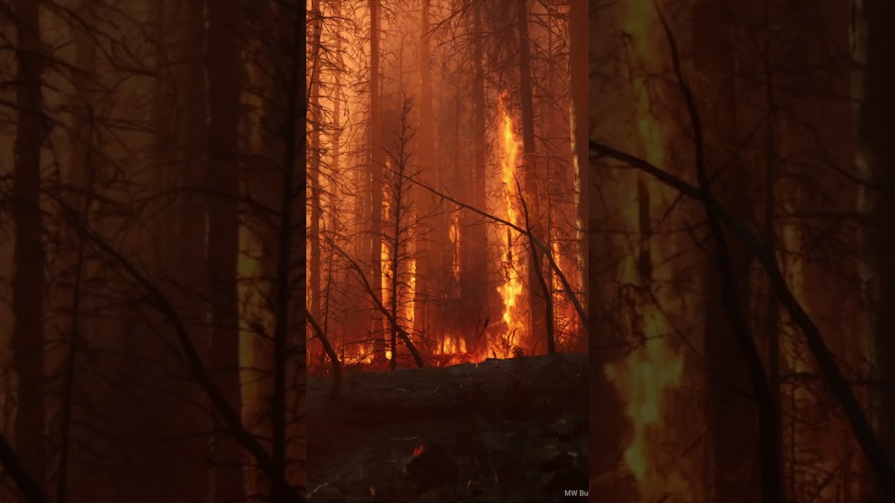 Unreal Engine 5.2 | MW Burned Trees Forest Biome