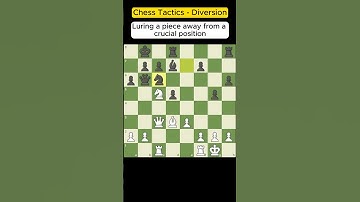 Chess Tactics - Diversion #chesstactics #chesstips #chessgame #chesslover #chessmaster #chesspuzzle