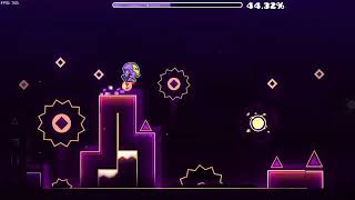 Geometry Dash Harder(★7)-Mid by kr1t (Daily Level, Rebeat), 3 coins