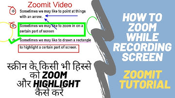 How to Zoom and Draw while Recording Screen - How to Use ZoomIT Software to make Effective Videos