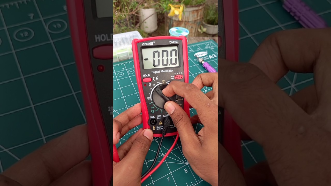 **"ANENG DM850 Unboxing & Quick Test 🔥 Best Budget Multimeter? #shorts #diy #multimeter