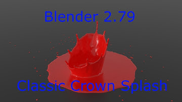 Blender 2.79 - The Classic Crown Splash