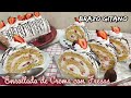 BRAZO GITANO DE CREMA CON FRESAS | ENROLLADO | THE CHAMO&#39;S CAKE