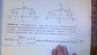 Calculus L2 5 Continuous Extension (Ex. 12)