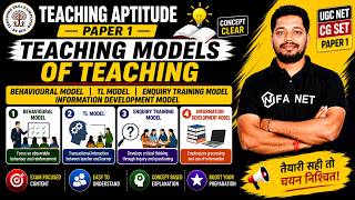 Teaching Aptitude | Teaching Model Behavioural, TL, Enquiry Training, Information Development Model