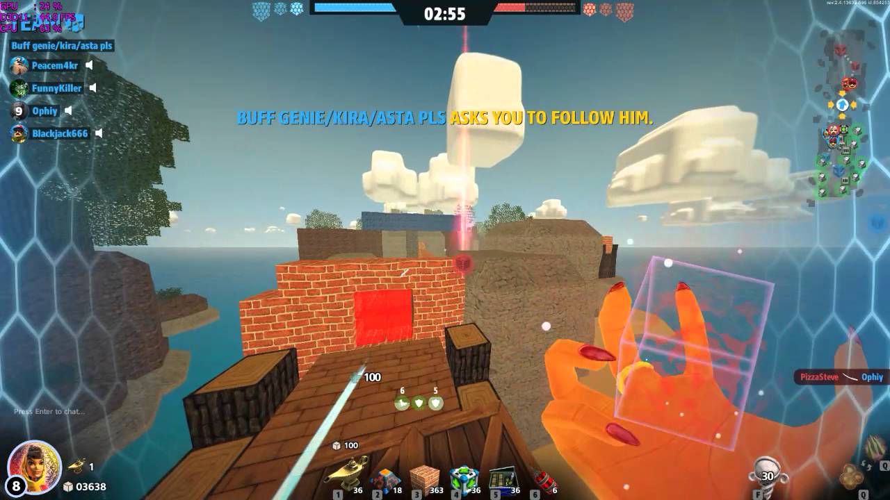 Block N Load: Genie on beach base