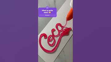 😎 Coca-Cola Logo, #satisfyingvideo , #youtubelogo , #shorts