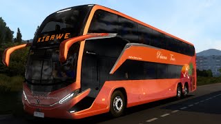 ETS 2 [1.44] | Pabama Tours Double Decker | Marcopolo Paradiso G8 1800 DD | EAA Map | GAMEPLAY