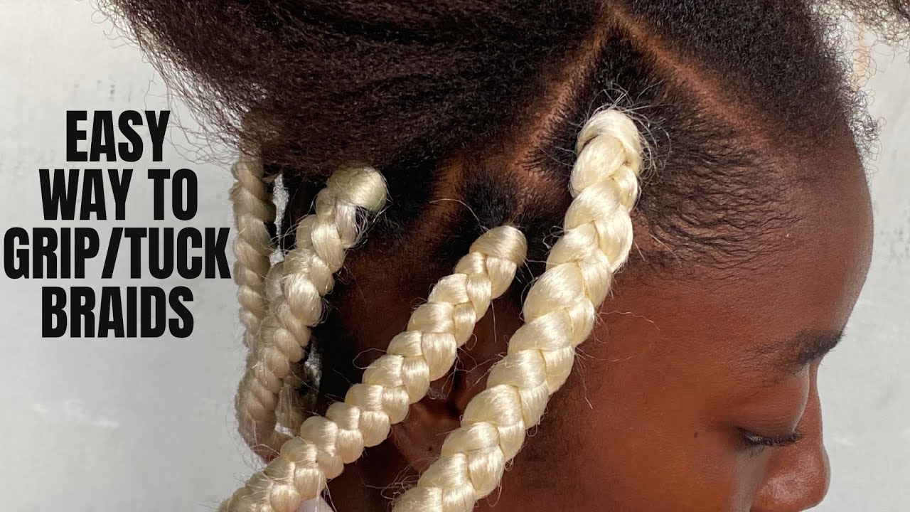 Tuck Method Can’t grip box braid or tuck hair?? Then try this easy grip/tuck method ...