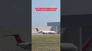 Delta Connection Mitsubishi CRJ-900LR departure from Greensboro (GSO)!