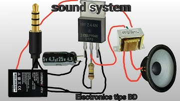 how to IRFZ44N sound system high quality system powerful amplifier diagram