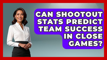 Can Shootout Stats Predict Team Success in Close Games? - Puck Stats Central