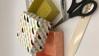 Stampin up DSP Mini Box