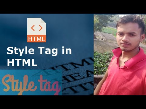 Style Tag in html - YouTube