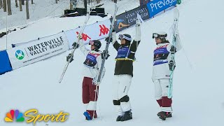 Jakara Anthony wins Waterville moguls gold, Americans Lemley