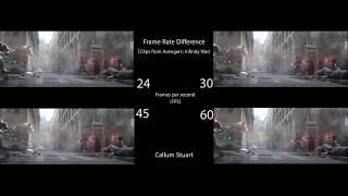 Frame rate difference examples