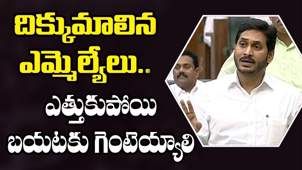 CM YS Jagan Fires on TDP MLAs over Abusing Speaker in Assembly || Bezawada Media