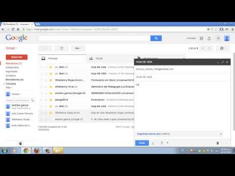 VIDEO TUTORIAL PARA UN ENVIAR CORREO CON Archivos adjuntos IT GMAIL