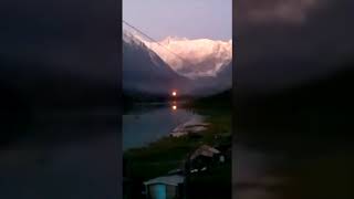 Highest Russian chapel at Belukha mountain on fire
