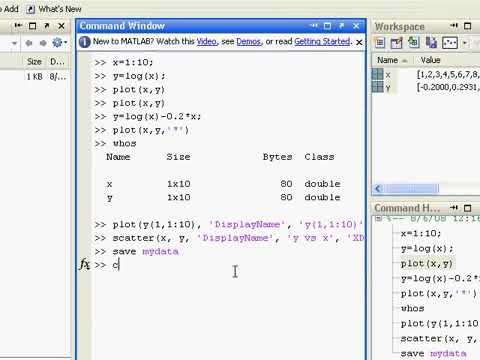 MATLAB Tutorial   02 Working in The Development Environment